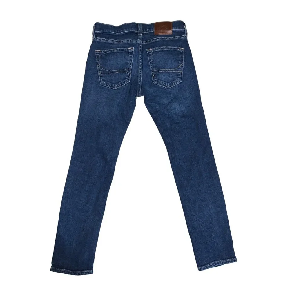 Men's Hollister‎ Skinny Fit Denim Jeans 28/30 Epic Flex Slim Straight Dark Wash